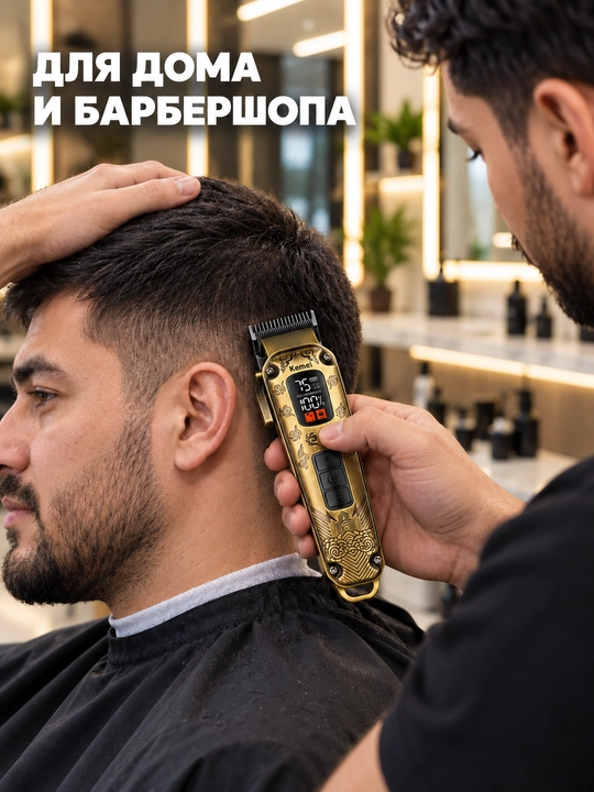 Триммер машинка для стрижки волос и бороды