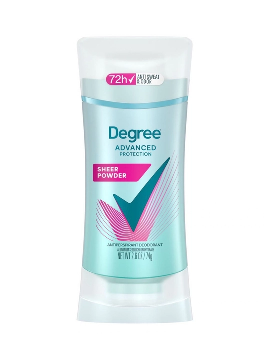 Dezodorant Degree Advanced 72H, stressdan qutilish 72 soatga chidamli, 74 gr