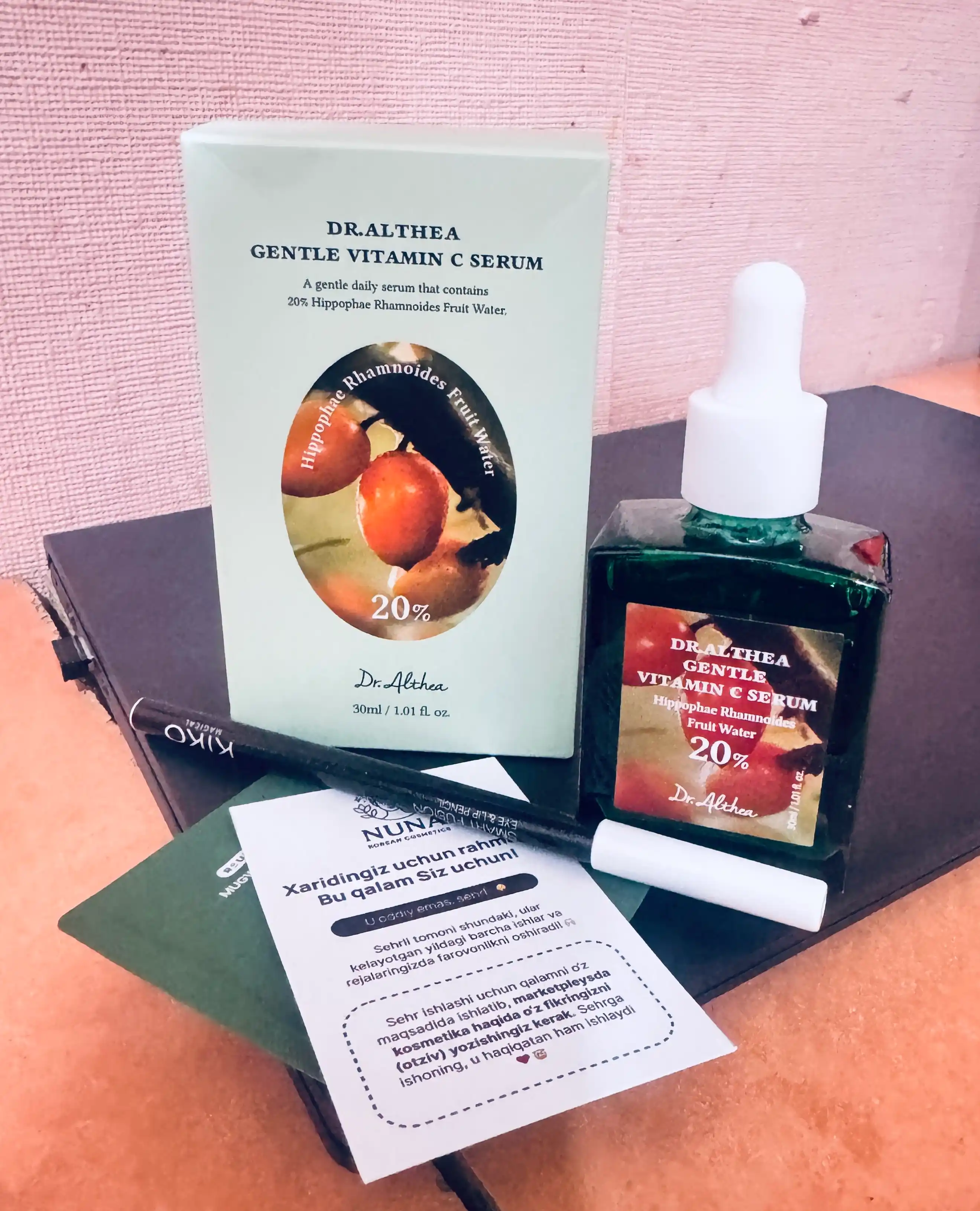 Muammoli teri uchun chakanda antioksidant zardobi Dr. Althea Gentle Vitamin C Serum