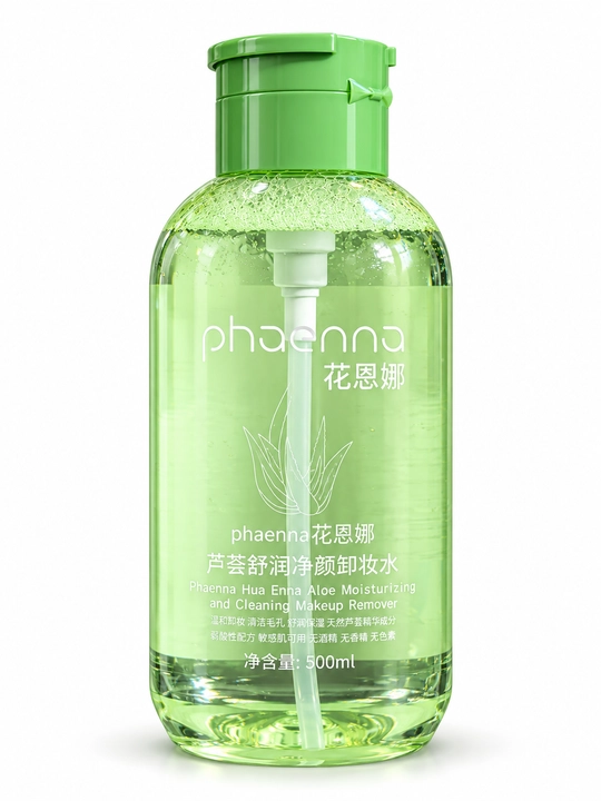 PHAENNA Aloe Makeup Cleansing and Moisturizing Water, Средство для снятия макияжа, 500 мл