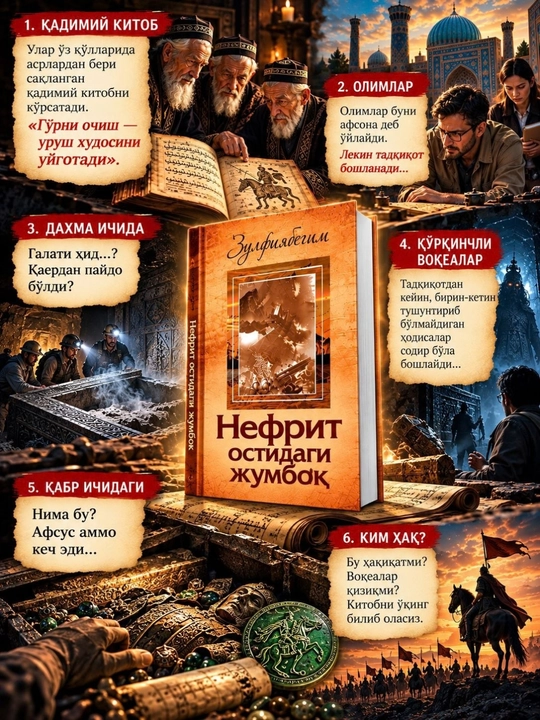 Kitob, detektiv, "Nifrit ostidagi jumboq"