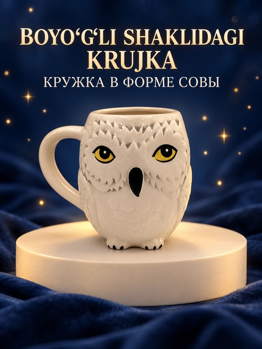 Garri Potter uslubidagi tematik krujka, sovg‘a uchun