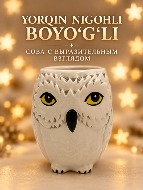 Garri Potter uslubidagi tematik krujka, sovg‘a uchun