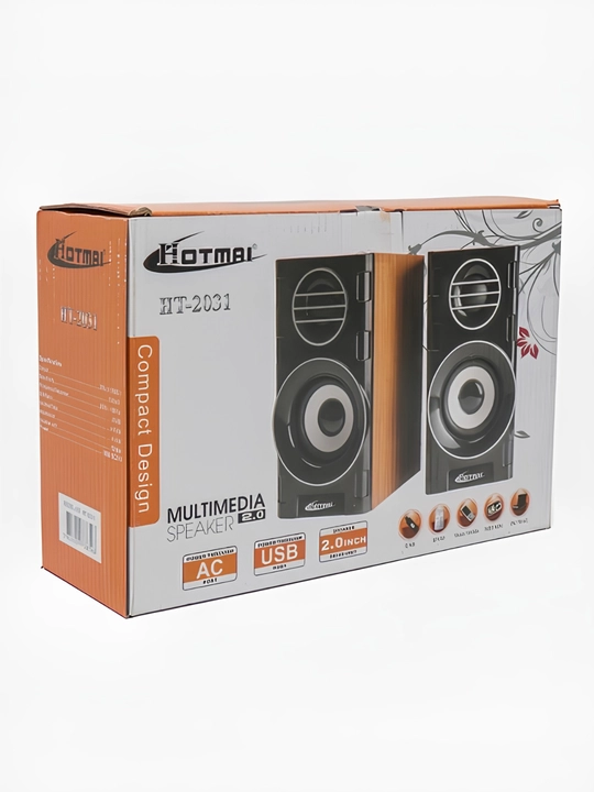 Колонки для компьютера Hotmai HT-2031, акустика 2.0 стерео, 6 Вт, USB