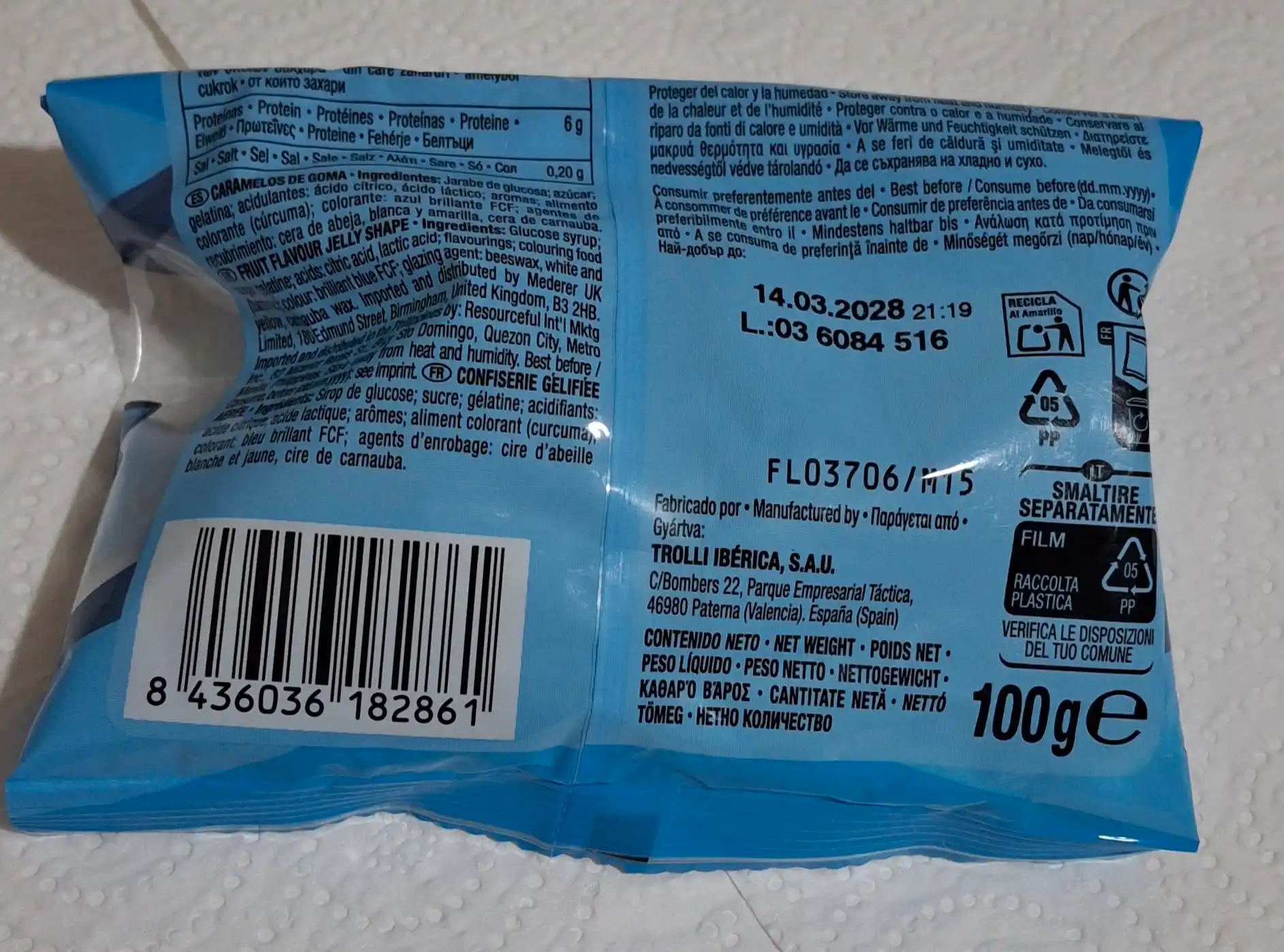 Мармелад "Trolli" Sharks "Акулы", 100 гр