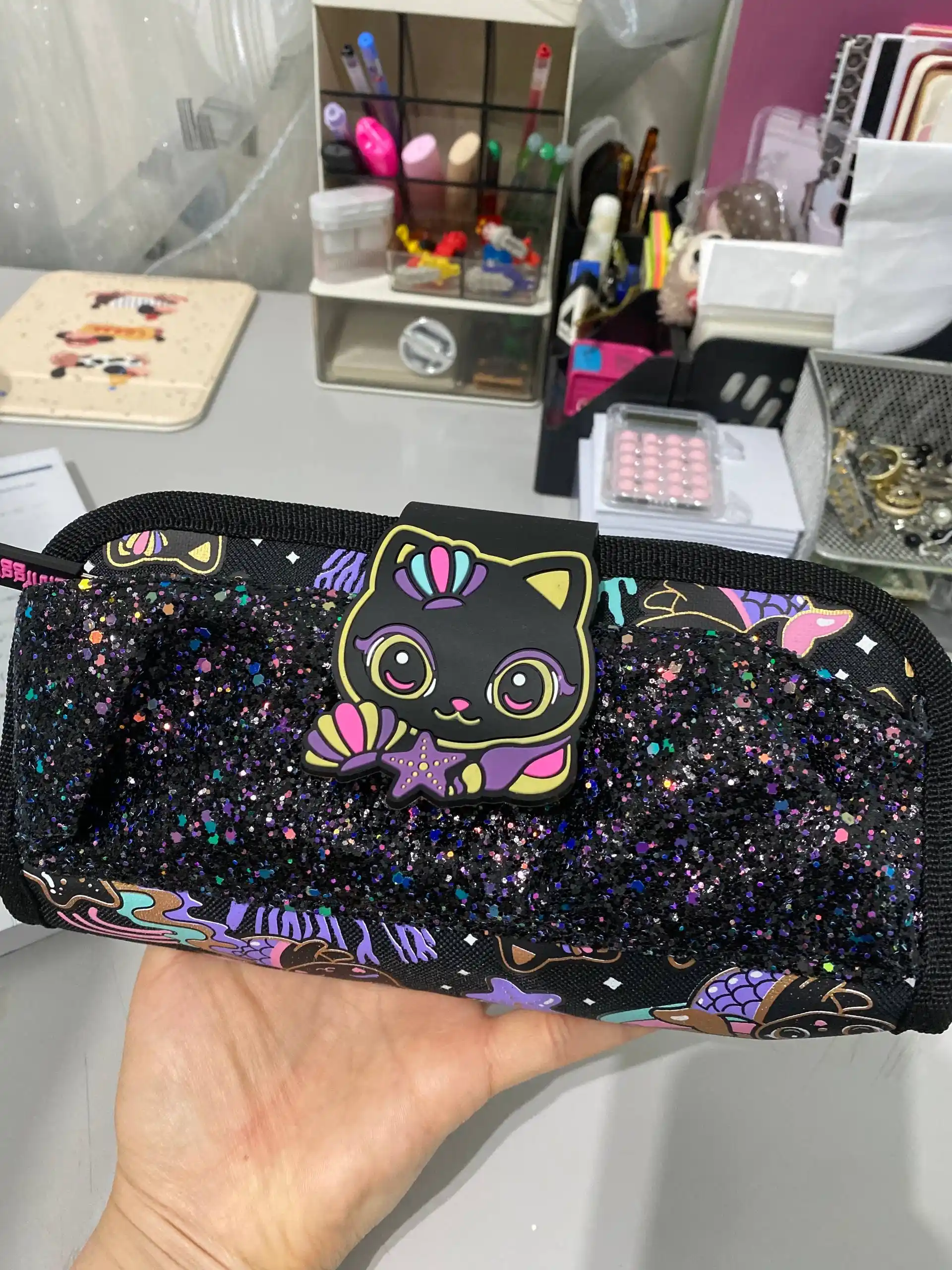 Smiggle maktab penal, o‘g‘il va qiz bolalar uchun, 2 bo‘limli, yorqin dizayn