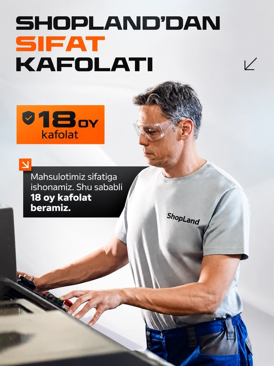 ShopLand Ultra simsiz premium quloqchinlar, ANC/ENC, o‘yin va musiqa uchun naushnik