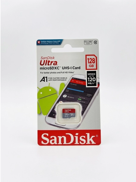 SanDisk Ultra microSDXC UHS-I xotira kartasi, A1, Class 10, 120 MB/s gacha