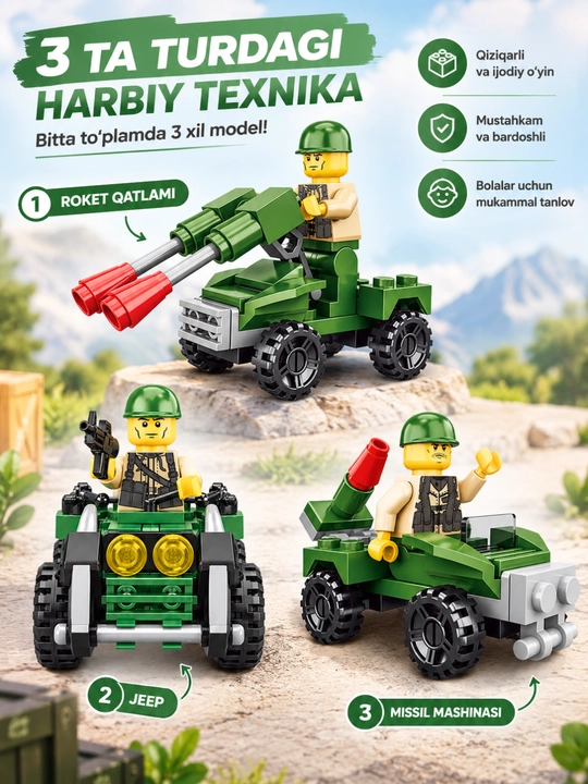 Lego askarlar, o‘yinchoq armiya, askarchalar