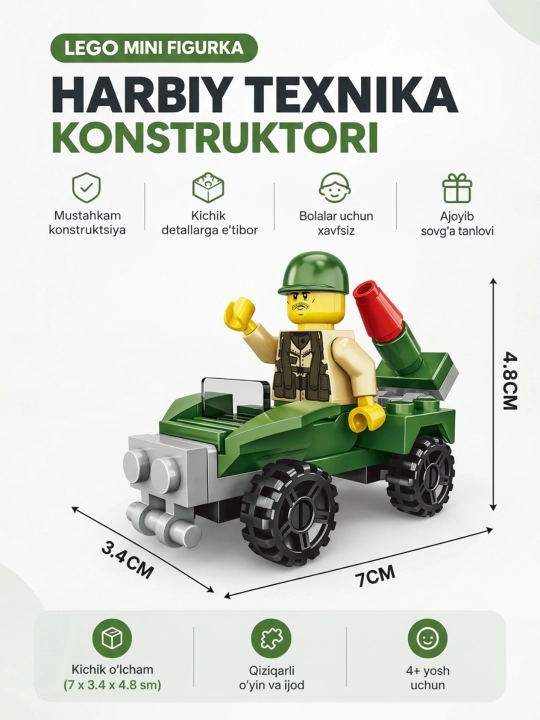 Lego askarlar, o‘yinchoq armiya, askarchalar