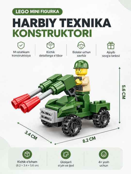 Lego askarlar, o‘yinchoq armiya, askarchalar