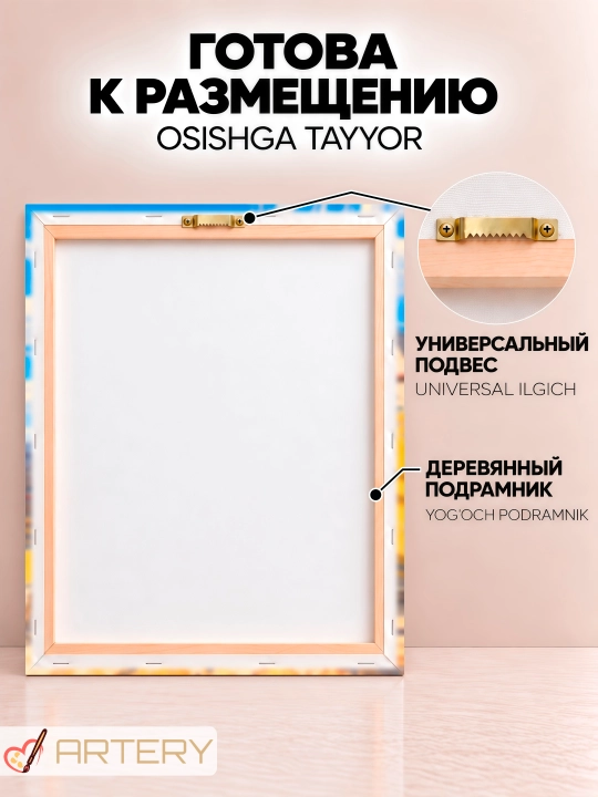 Devor uchun ARTERY rasmi, interyer uchun anime poster va panno