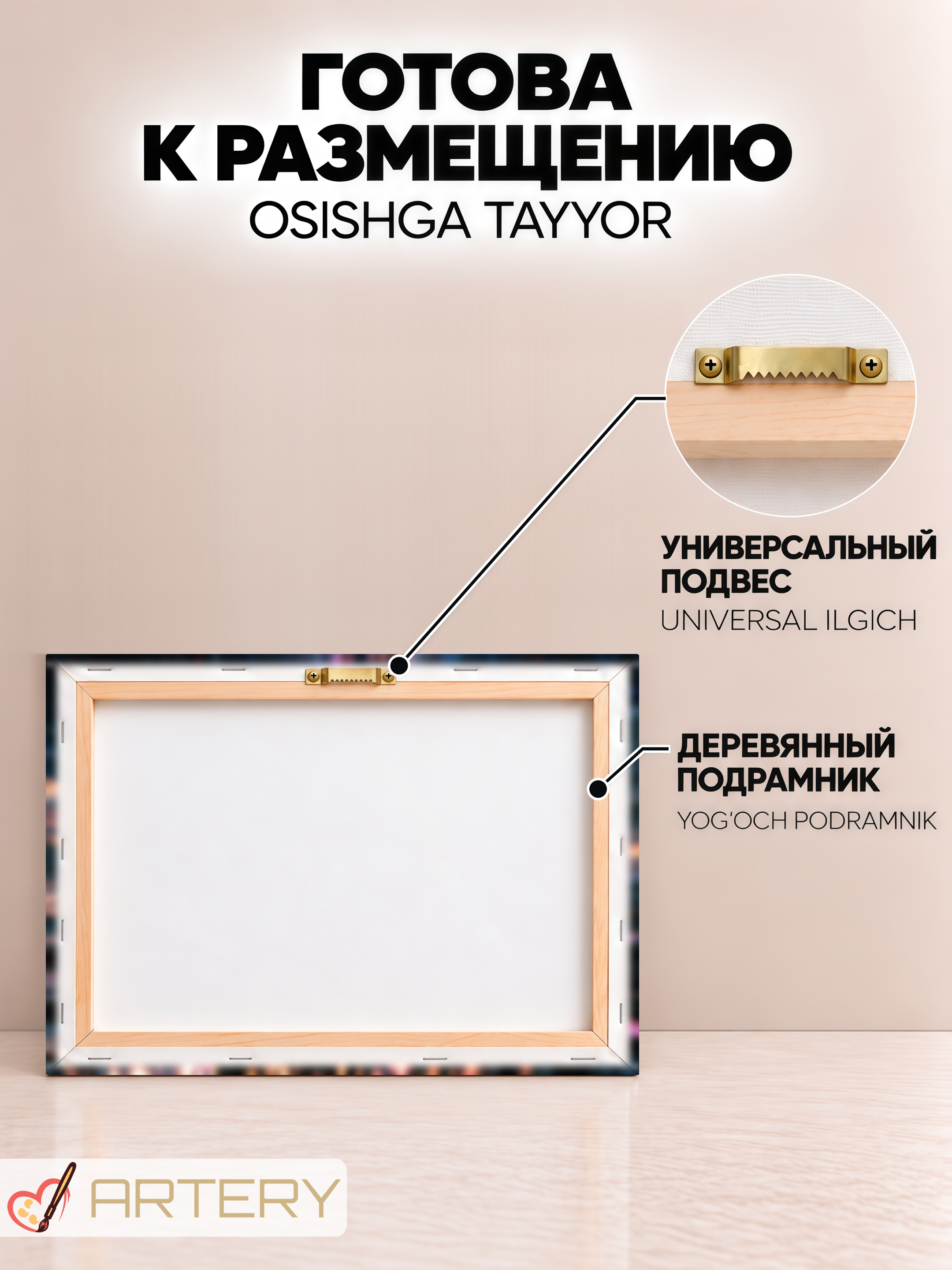 Devor uchun ARTERY rasmi, interyer uchun anime poster va panno