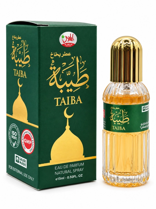 Al-Helal Taiba uniseks atir, parfyumlangan suv Eau de Parfum, sprey, 15 ml - 