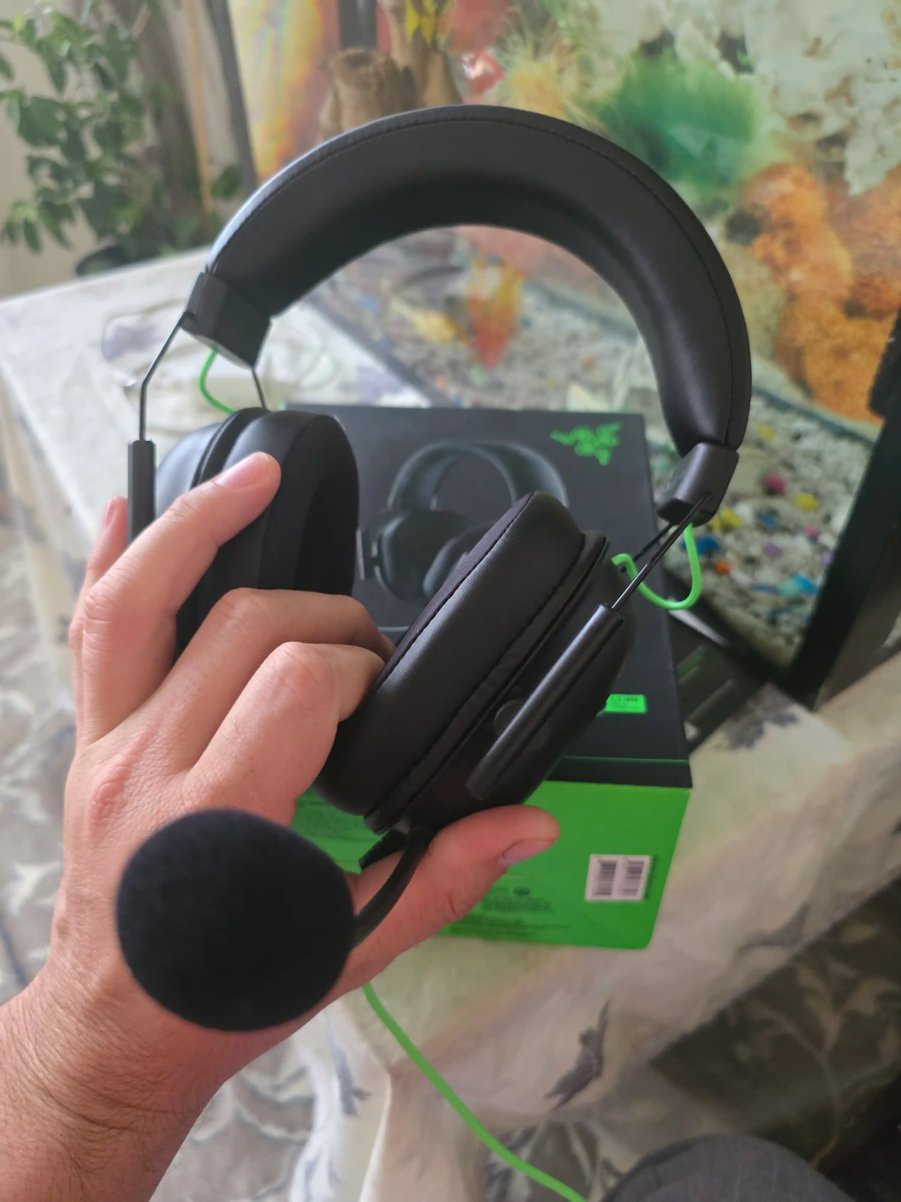 Razer BlackShark V2X o'yin quloqchini, 7.1 surround, mikrofonli