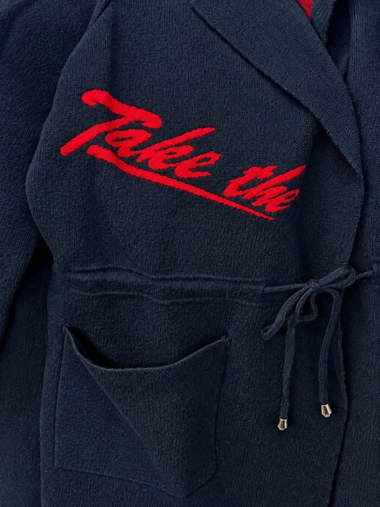 Ayollar uchun zamonaviy trikotaj kardigan-palto, mavsumiy oover-sayz jaket