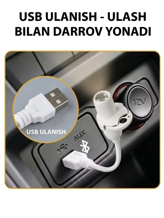 Мини USB проектор звездного неба в авто и для дома, ночник с 10 режимами проекции