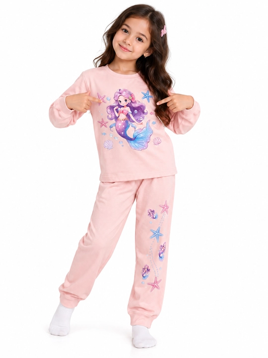 Пижама для девочек, 2 комплекта, мягкая одежда для сна, для девочек 2–3–4–5 лет