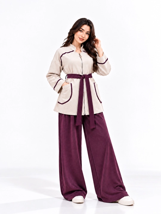 Ayollar sport kostyumi, hijobli kostyum, velyur kostyum, dvoyka, keng shim