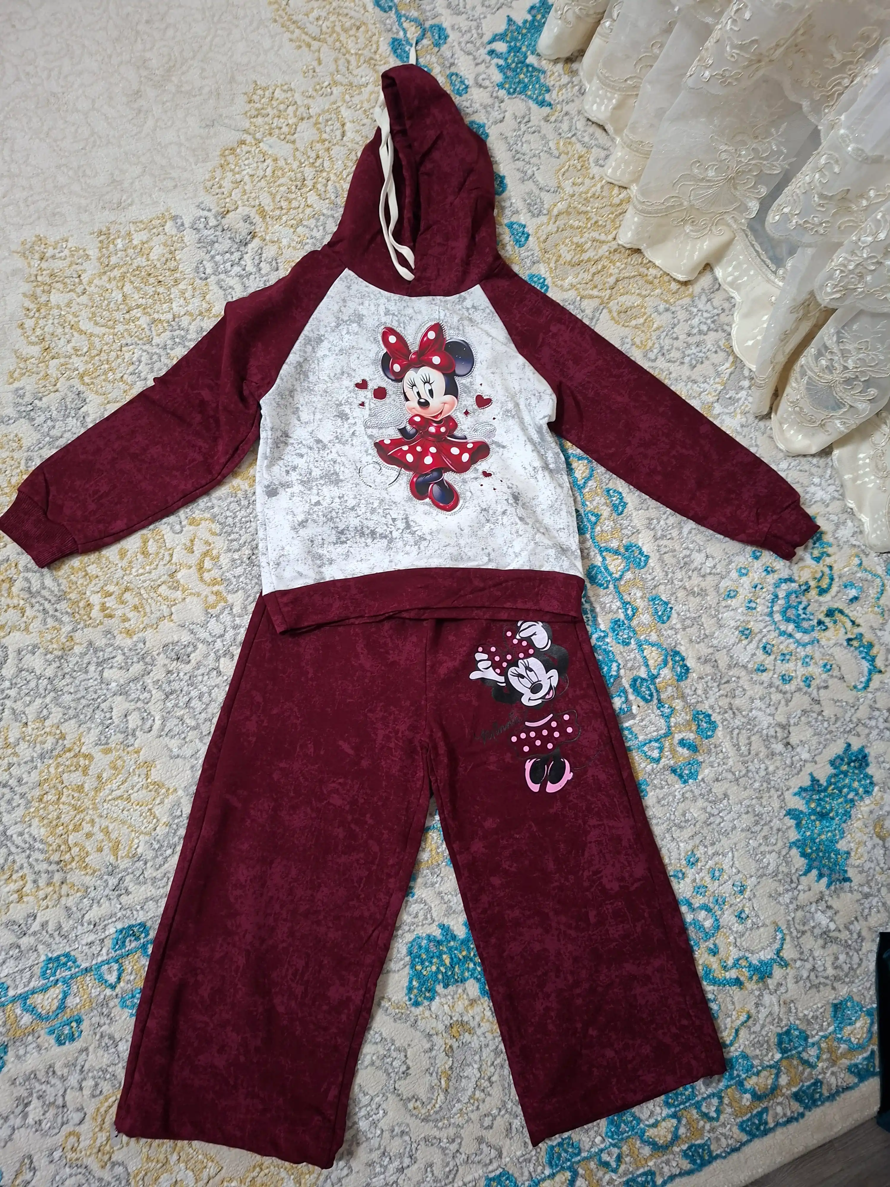Qizlar uchun dvoykalar. sport kiyimlari paxtali kuzgi va baxorgi kiyim, 4, 5, 6 yoshga