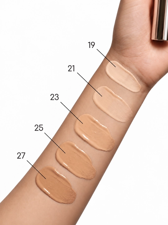 POM7 SPF36 PA++ — BB-крем для лица с естественным покрытием, оттенки 19, 21, 23, 25