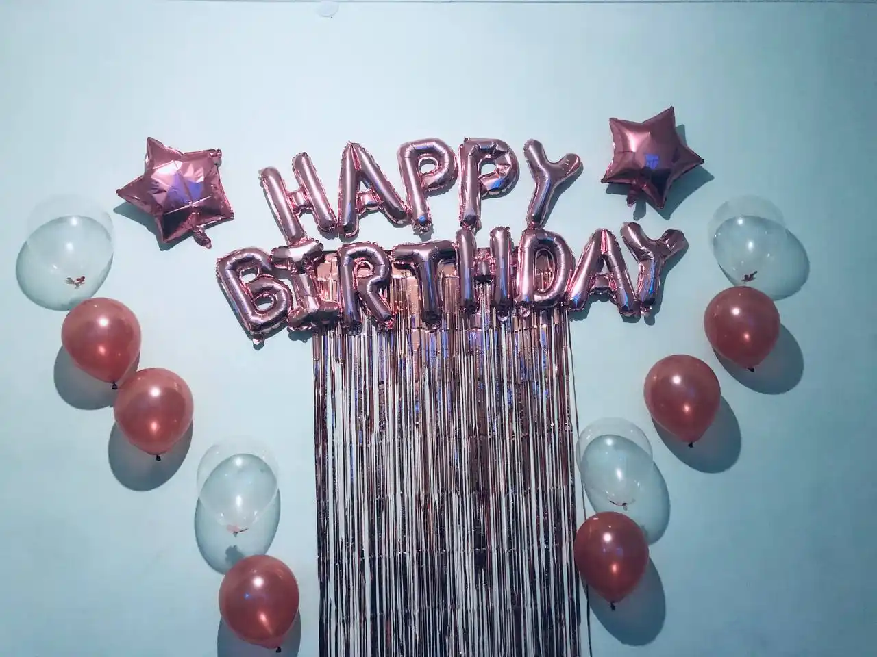 Праздничный набор воздушных шаров Happy Birthday,25 предметов