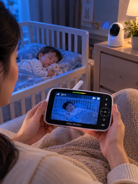 Parent Pro SM530F — беспроводная видеоняня для наблюдения за ребёнком 