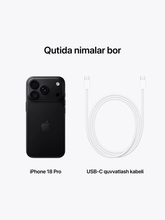 Смартфон Apple iPhone 18 Pro 256/512GB