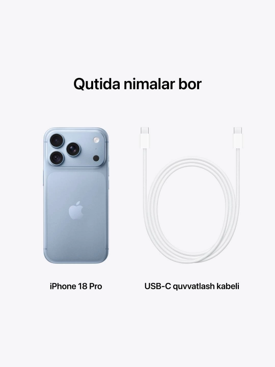 Смартфон Apple iPhone 18 Pro 256/512GB