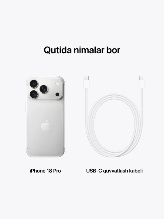 Смартфон Apple iPhone 18 Pro 256/512GB