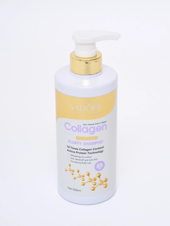 SADOER Collagen qazg‘oqqa qarshi dozatorli shampun, 500 ml