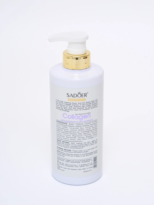 SADOER Collagen qazg‘oqqa qarshi dozatorli shampun, 500 ml