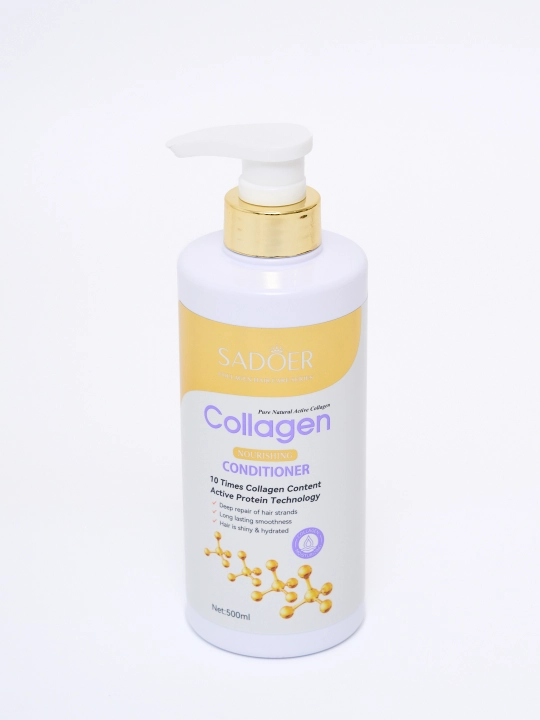 SADOER Collagen soch uchun oziqlantiruvchi konditsioner, nasos bilan, 500 ml
