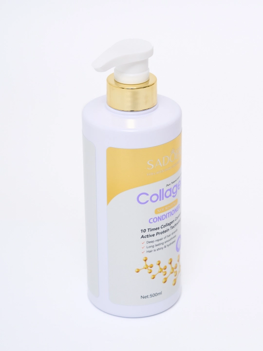 SADOER Collagen soch uchun oziqlantiruvchi konditsioner, nasos bilan, 500 ml