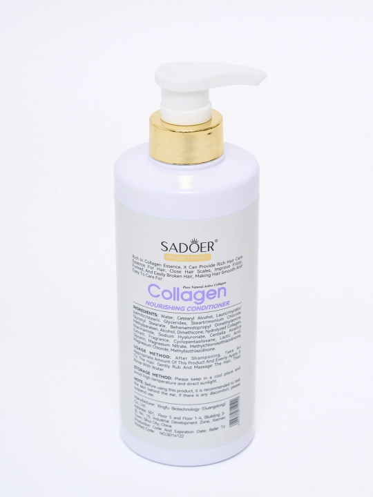SADOER Collagen soch uchun oziqlantiruvchi konditsioner, nasos bilan, 500 ml