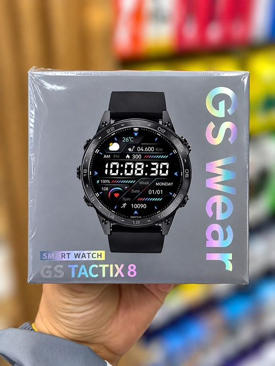 Смарт часы умные GS Wear GS Tactix 8 тактические, черные