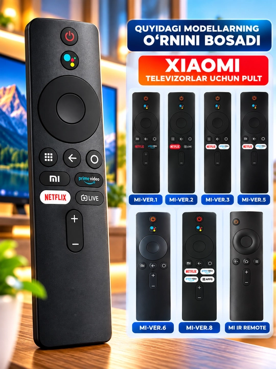 Универсальный пульт для телевизоров MI, XIAOMI, TV STICK, TV BOX и Smart TV