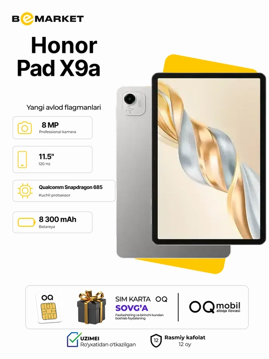 Honor Pad X9a