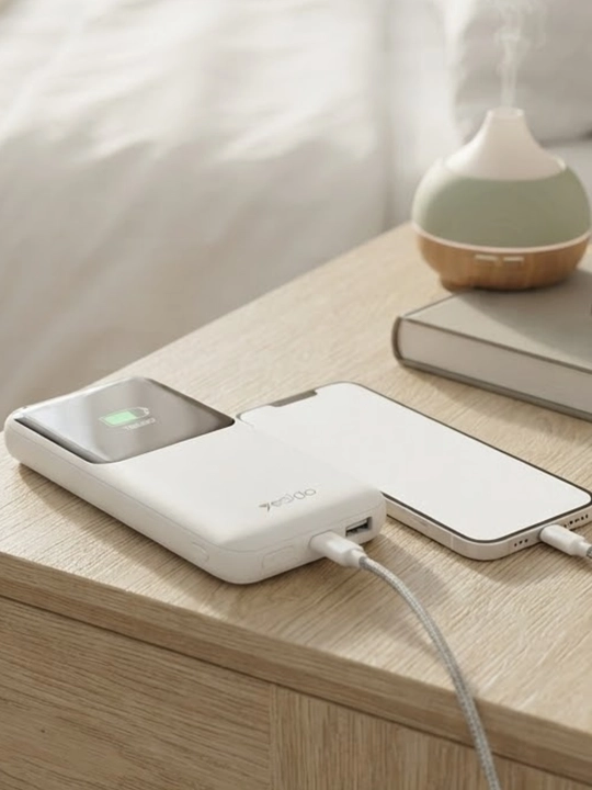 Power Bank, simsiz quloqchin, OTG adapter va zaryadlash to‘plami