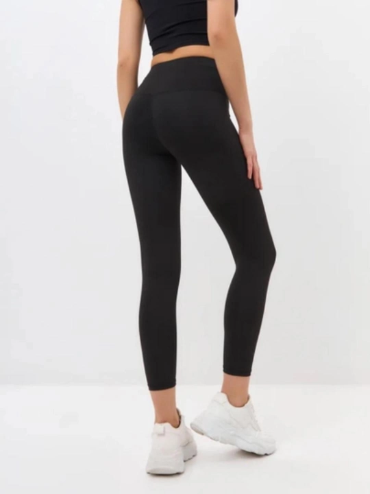 Ayollar uchun yuqori belli fitnes leginslari, elastik sport shimlari, o'lchamlar S-3XL