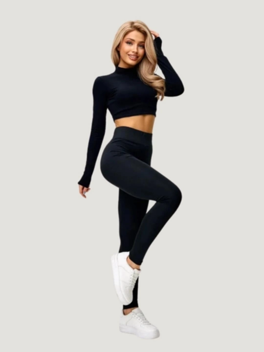 Ayollar uchun yuqori belli fitnes leginslari, elastik sport shimlari, o'lchamlar S-3XL