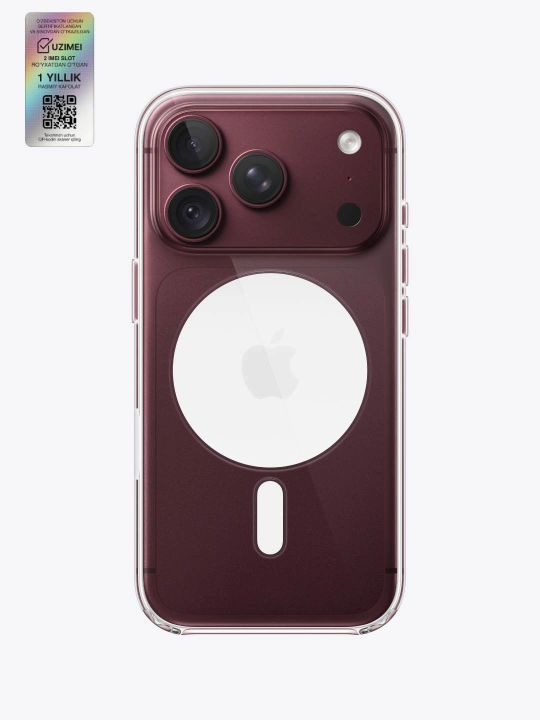 Apple Чехол Clear Case с MagSafe Прозрачный для iPhone 18 Pro / 18 Pro Max