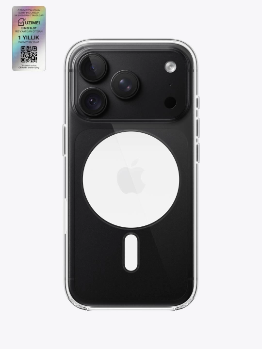 Apple Чехол Clear Case с MagSafe Прозрачный для iPhone 18 Pro / 18 Pro Max