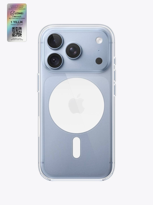 Apple Чехол Clear Case с MagSafe Прозрачный для iPhone 18 Pro / 18 Pro Max