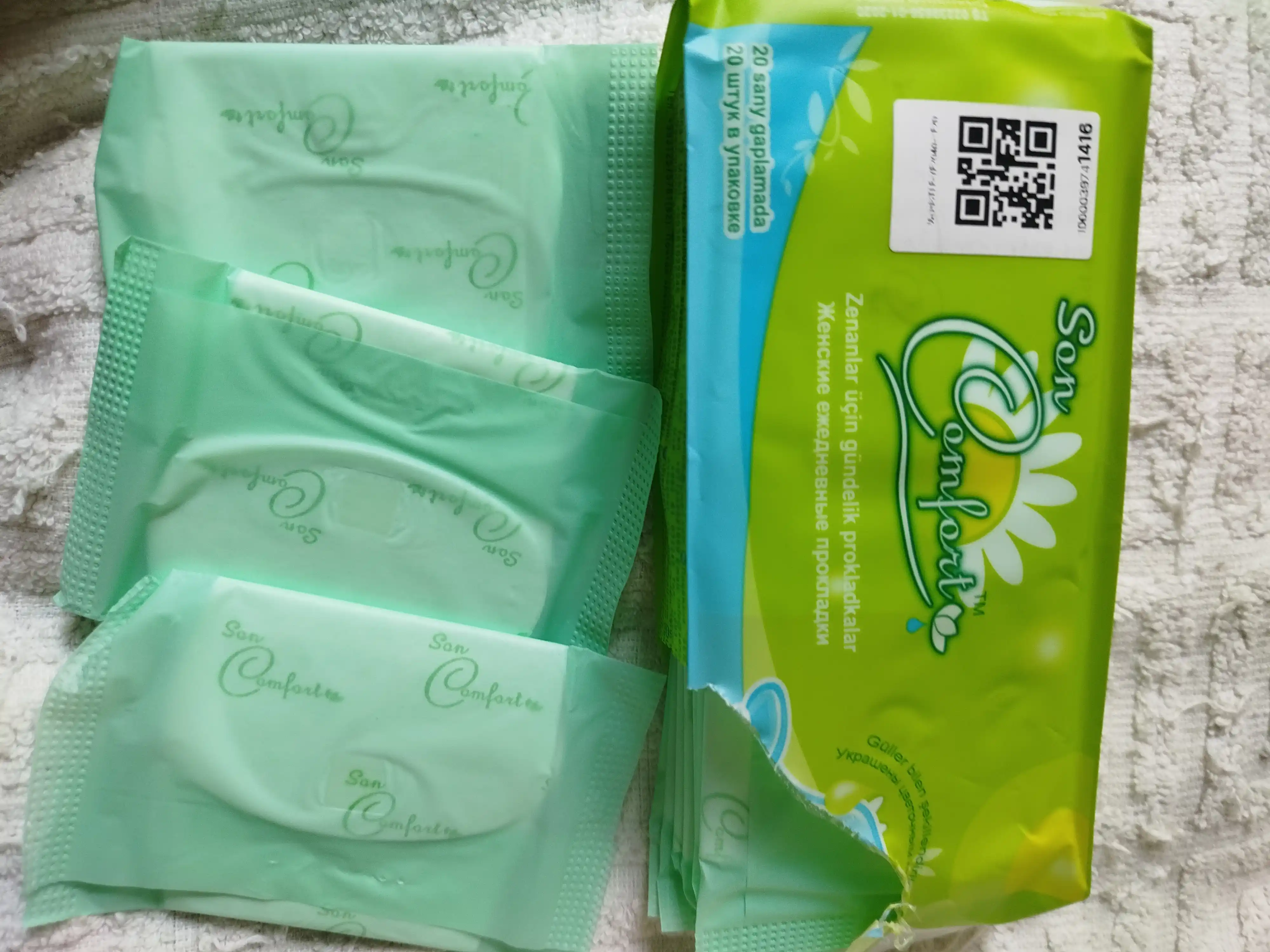 Ayollar uchun prokladkalar Sen Comfort, 20 dona, 40 dona, 160 mm
