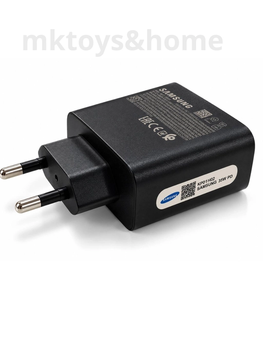 Адаптер питания 35 Вт. Двойной адаптер питания, USB-C + USB-A, быстрая зарядка, разъем