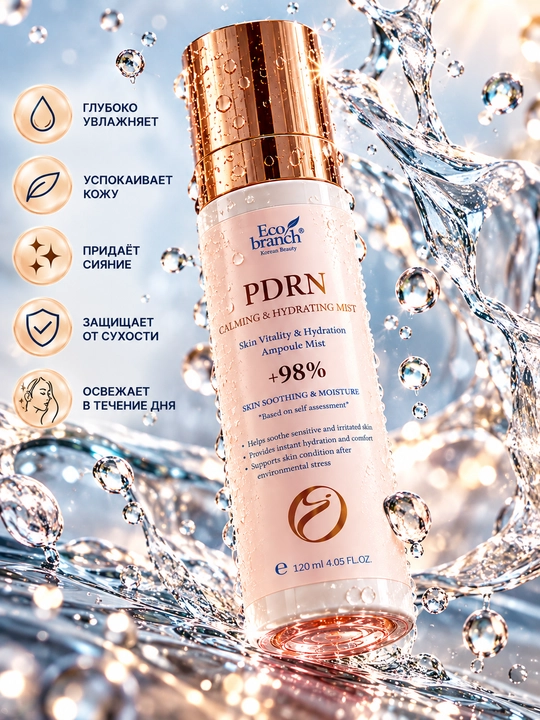Увлажняющий мист для лица Eco Branch PDRN 120 мл