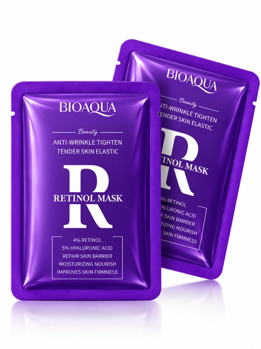 BIOAQUA Retinol маска для лица, против морщин и увлажняющая