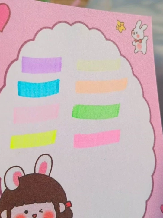 4 dona, matn ajratgichlar flomaster, marker, konspekt matnini ajratish uchun ruchka skrabbuking