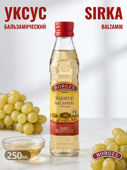 Уксус Borges, бальзамический, 250 мл - 